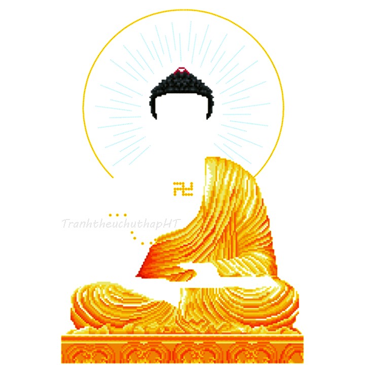 Tranh đính đá Phật VS466 - tự đính