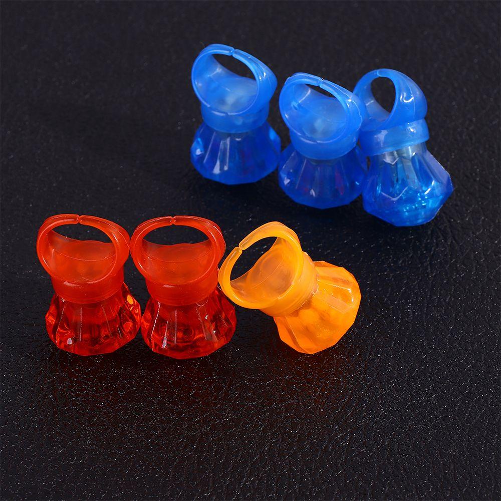 Set 10 Nhẫn Kim Cương Giả Có Đèn Led Phát Sáng Dùng Hóa Trang Tiệc Sinh Nhật Cho Bé
