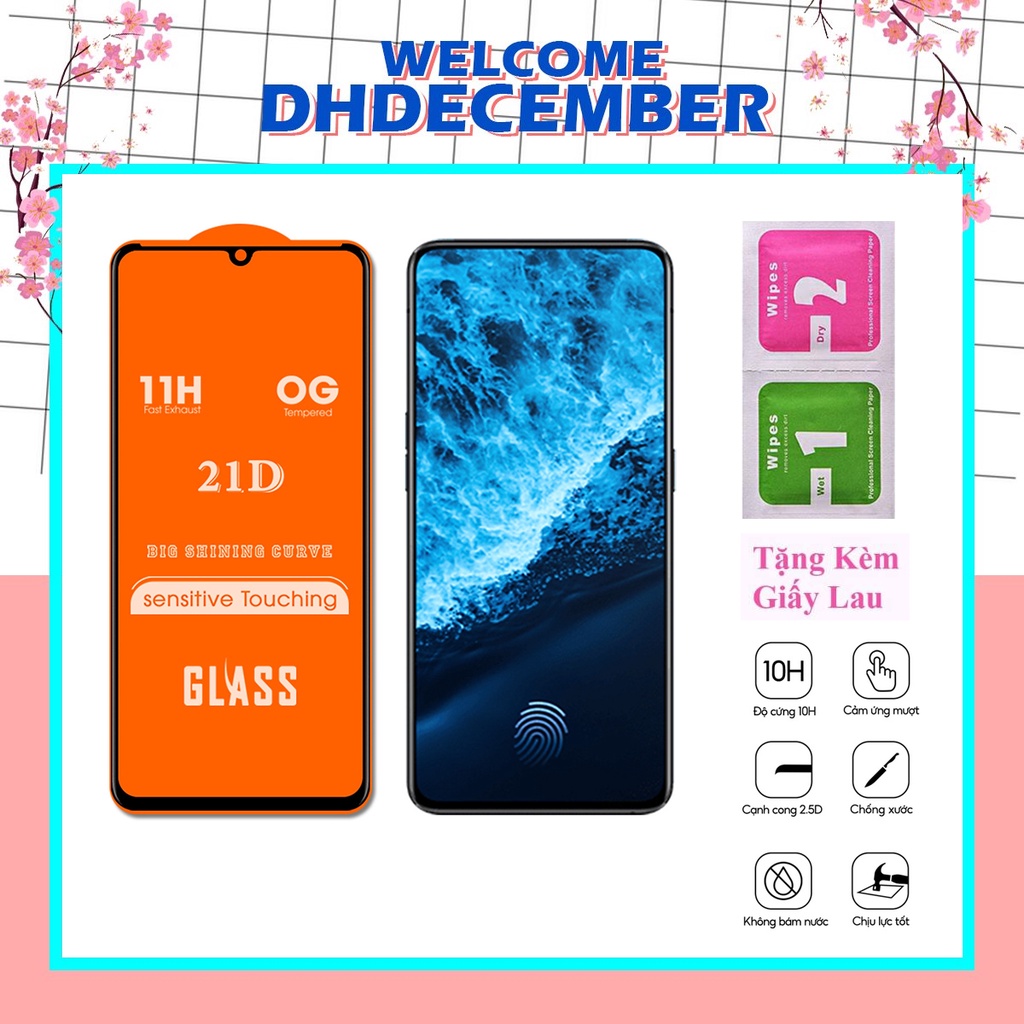 Kính cường lực full màn oppo A77S/reno 7 4g/ 7 5g/a36/a76/a57 2022/reno 7z 5g/reno 6/reno 6z 5g/a3s/a7/a55/a16k/a95/a96
