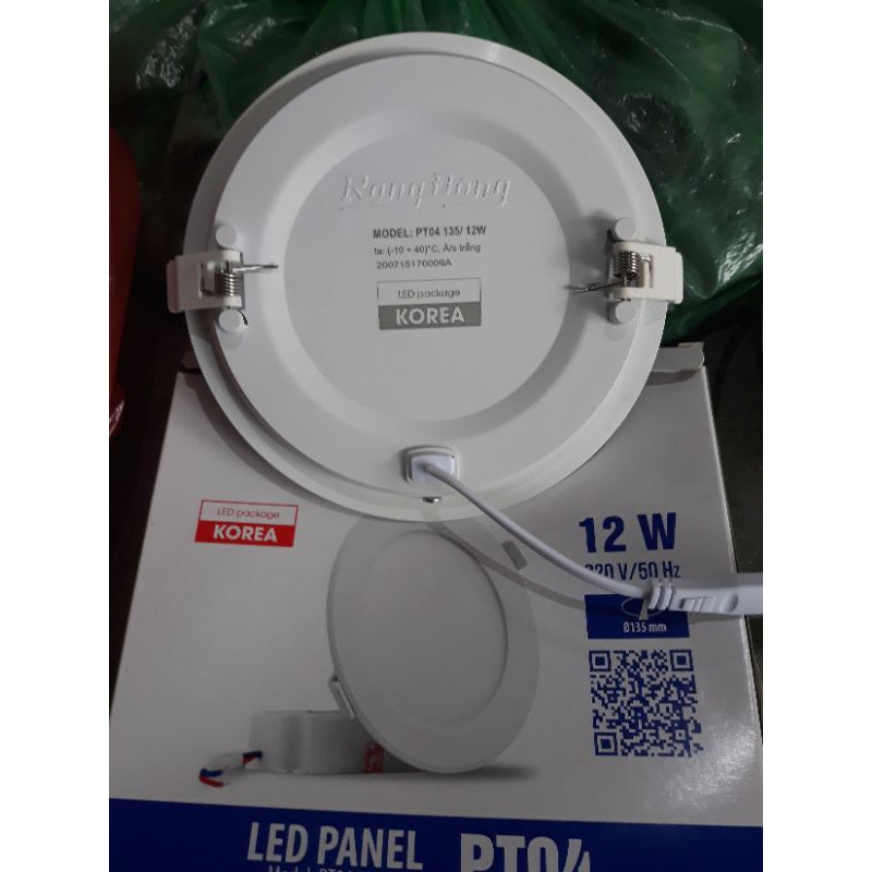 ĐÈN LED PANEL TRÒN MỎNG PT04 135/9W, 135/12w  RẠNG ĐÔNG