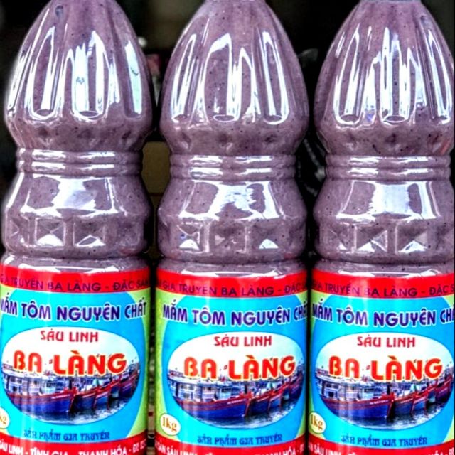 Mắm tôm ba làng chính hiệu