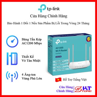 Bộ Phát Wifi Băng Tần Kép TP-Link Archer C50 Chuẩn AC Tốc Độ 1200Mbps - Hàng Chính Hãng