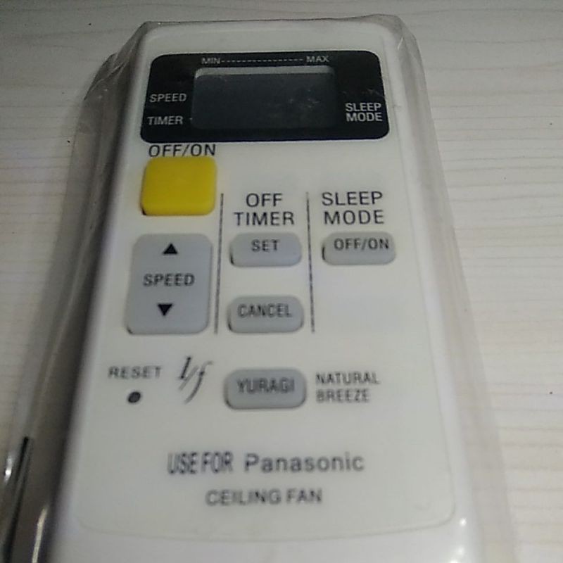 Điều Khiển Remote Quạt Trần Panasonic 5 Cánh-Bảo Hành Đổi Mới