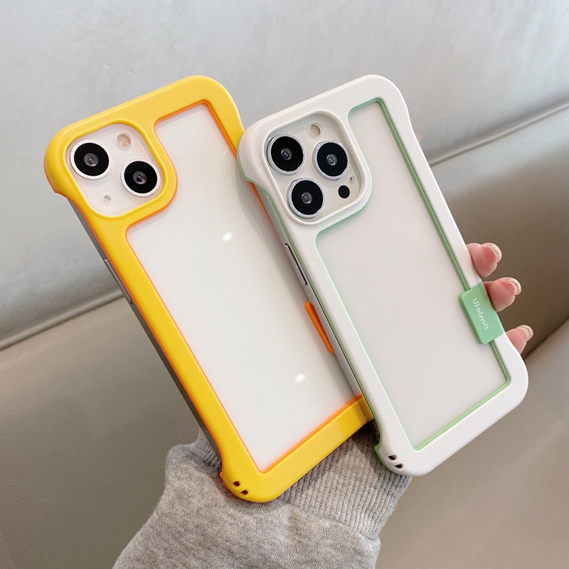 Ốp Điện Thoại Mềm Chống Rơi Màu Kẹo Cho iPhone 14 13 12 11 Pro Max XS XR X 8 7 6 6S Plus + SE 2020