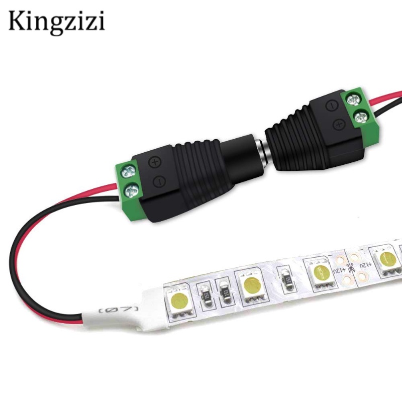Cặp Đầu Cắm Và Ổ Cắm 2.1mm X 5.5mm Gắn Nguồn Chuyên Dụng Cho Máy Quay CCTV