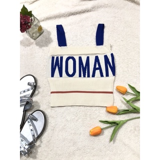 áo 2 dây croptop len tăm