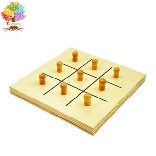 Vật liệu Montessori Khối gỗ và ván Đồ chơi Đồ chơi thao tác bằng gỗ sinh thái cho trẻ mẫu giáo