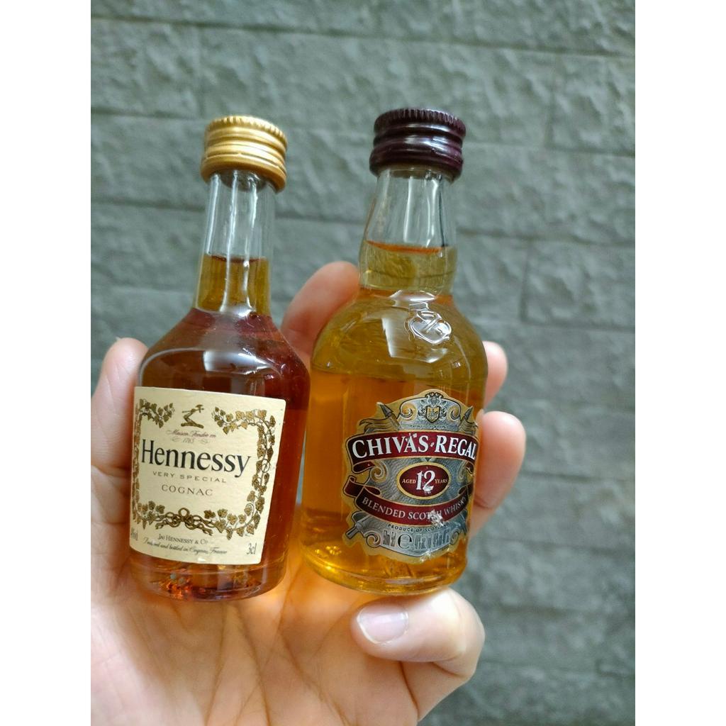 Set 2 chai thủy tinh mimi mẫu 50ml