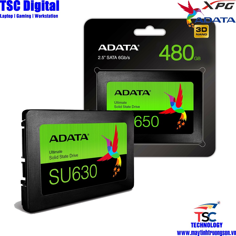 Ổ Cứng SSD ADATA Ultimate SU650 480GB 2.5" SATA 6Gb/s