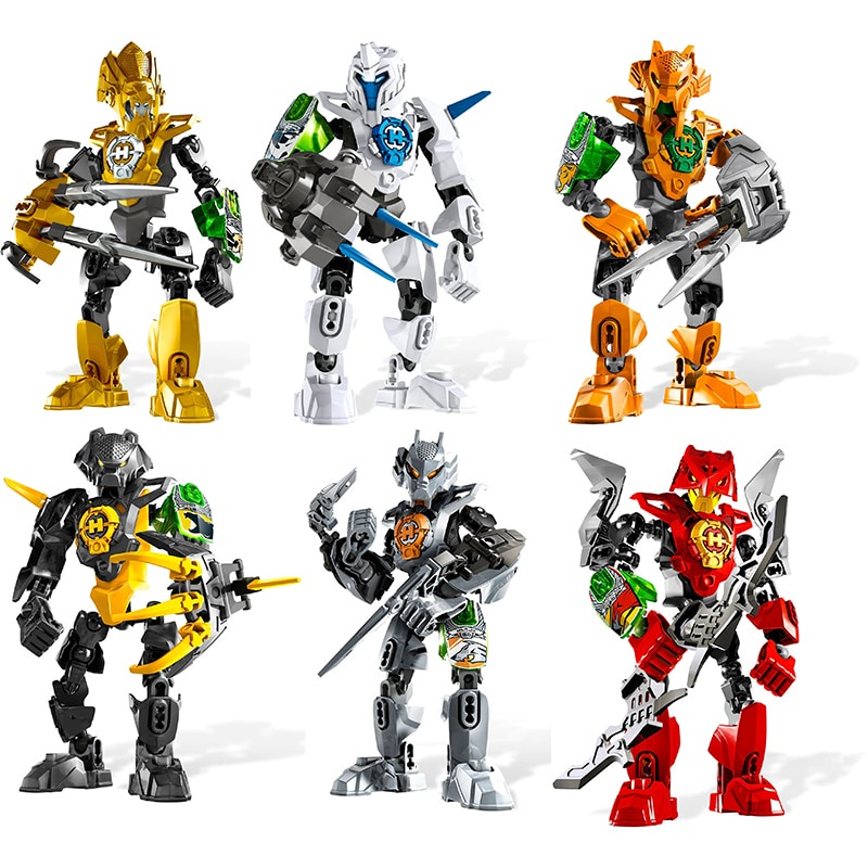 Đồ chơi Lắp ráp Mô hình DECOOL 9601-9606   Hero Factory 3.0 Robots Bionicle action figures