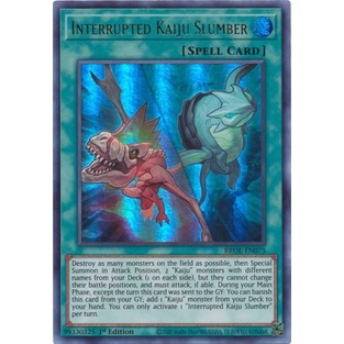 Thẻ bài Yugioh - TCG - Interrupted Kaiju Slumber / BROL-EN075'