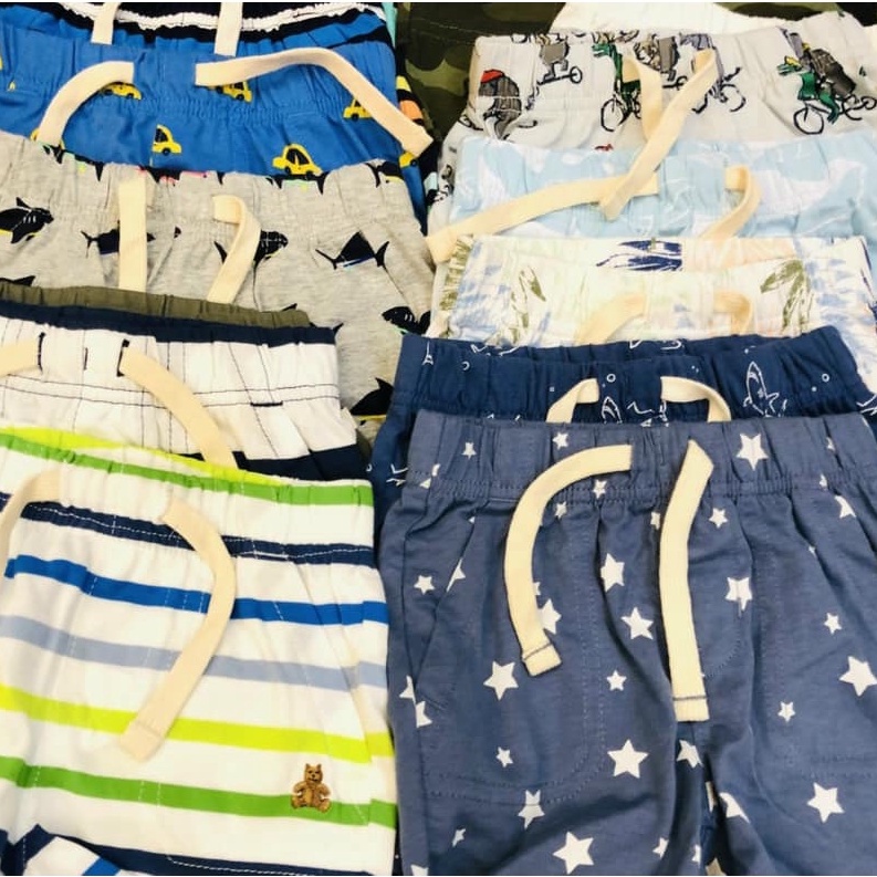 Set 3 quần đùi Baby gap cho bé trai (size từ 0-2 tuổi)