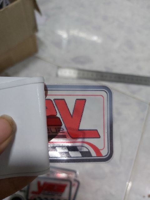 Tem Decal YSS Trong Suốt Dán Xe, Dán Phuộc Giá Rẻ