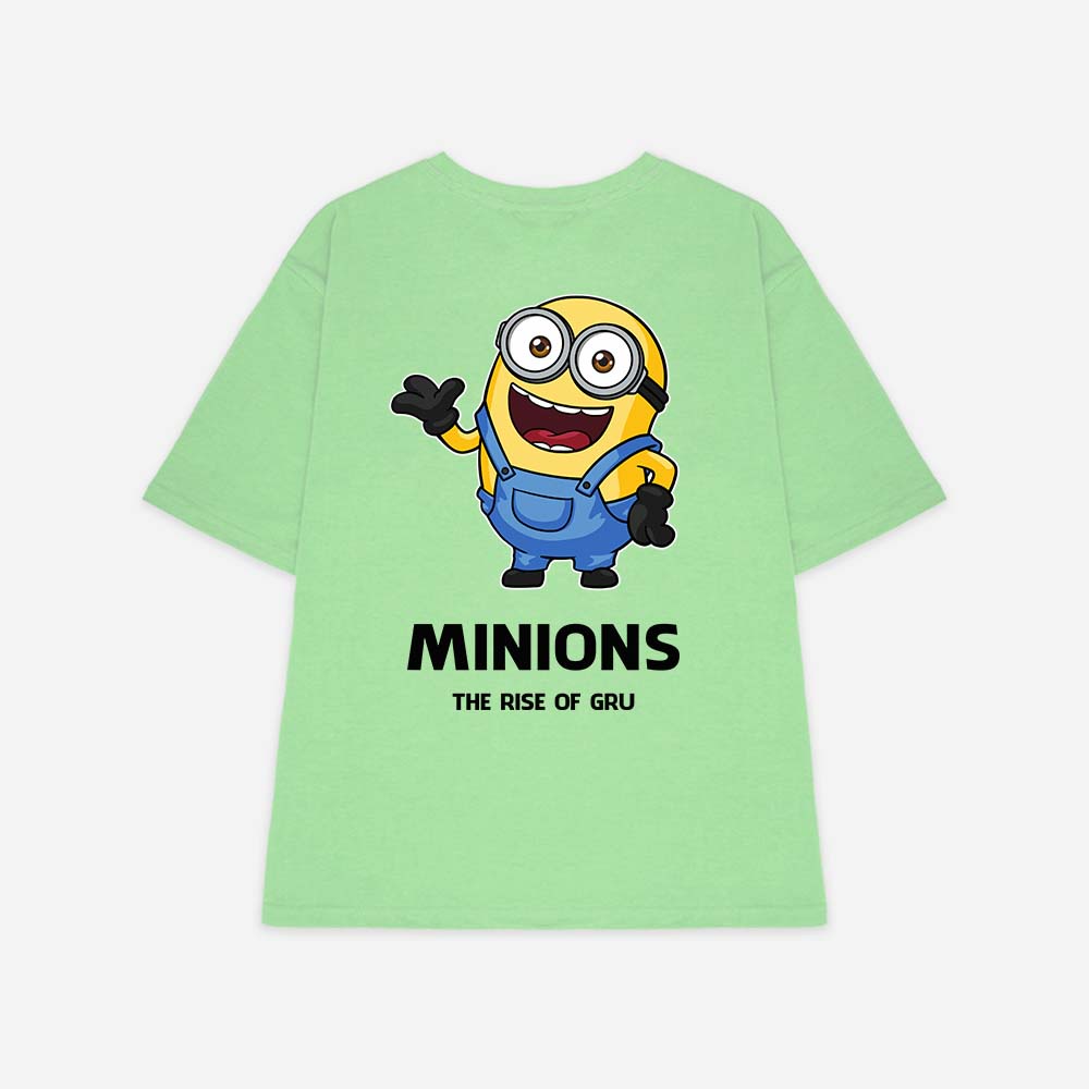 Áo Thun Nam Unisex Tay Lỡ Form Rộng In Hình Minion 2S Official, Áo Phông Oversize Local Brand Giá Rẻ SG42