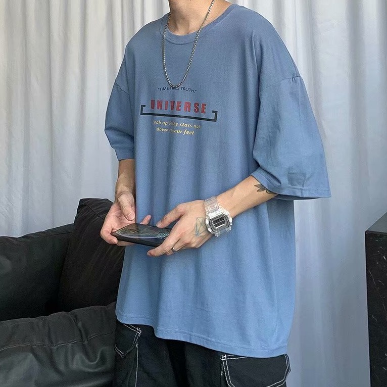 Áo thun tay ngắn phong cách Hàn Quốc thời trang nam | BigBuy360 - bigbuy360.vn