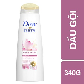 Dầu gội dove óng mềm tự nhiên 340g