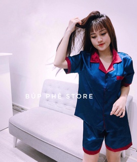 𝑩𝑼𝑭𝑭𝑬𝑻 𝑺𝑻𝑶𝑹𝑬 - Bộ Ngủ Pijama Phi Lụa Phối