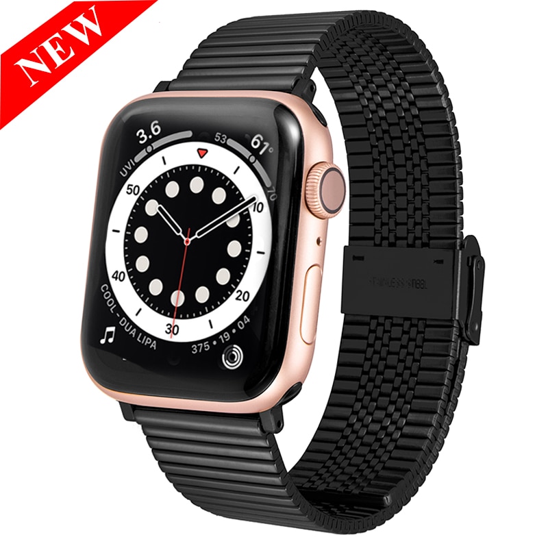 Dây Đeo Inox Cho Đồng Hồ Thông Minh Apple Watch 42mm 38mm 1 / 2 / 3 / 4