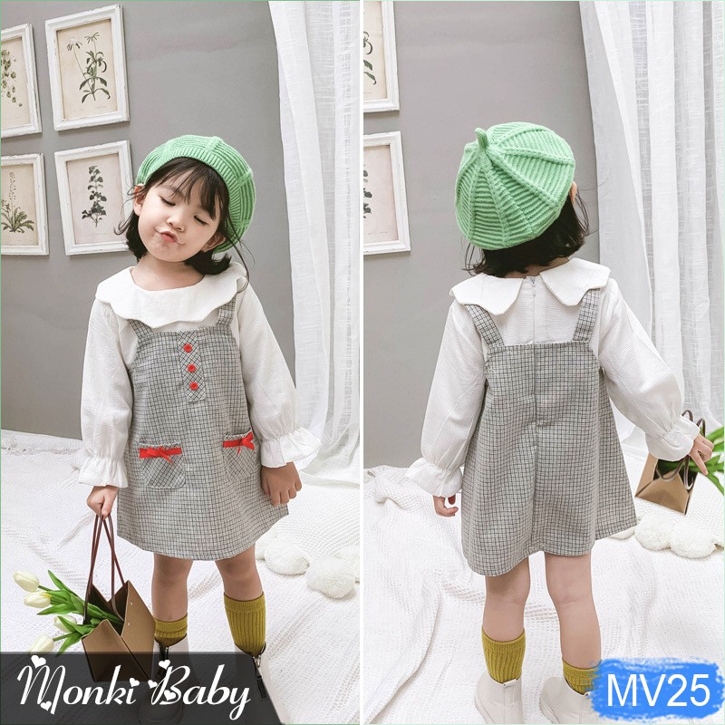 [Lẻ size 9-11kg] - Váy baby doll, công chúa dễ thương cho bé gái. dùng cho dự tiệc, đi chơi, đi học | MV25