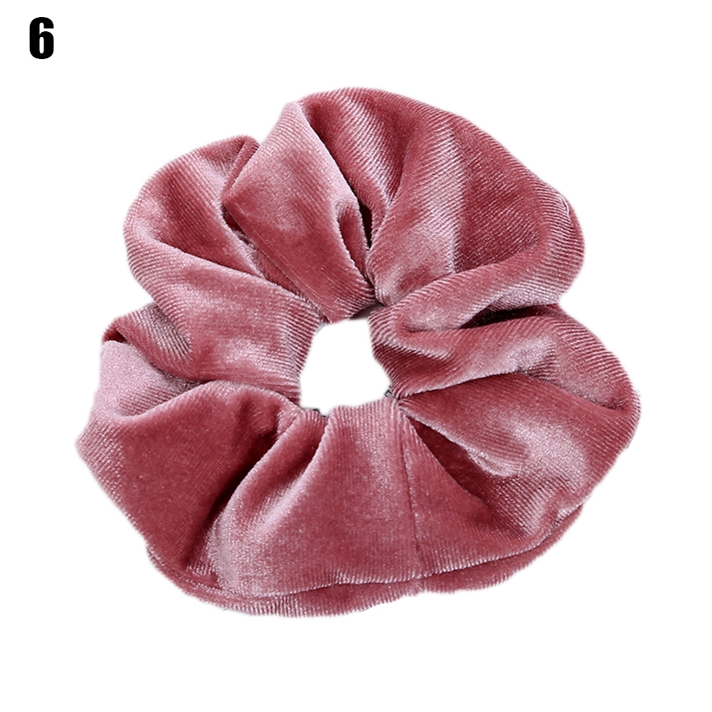 Velvet Elastic Hair Rope Scrunchie Ponytail Holder Rubber Band Hair Accessory