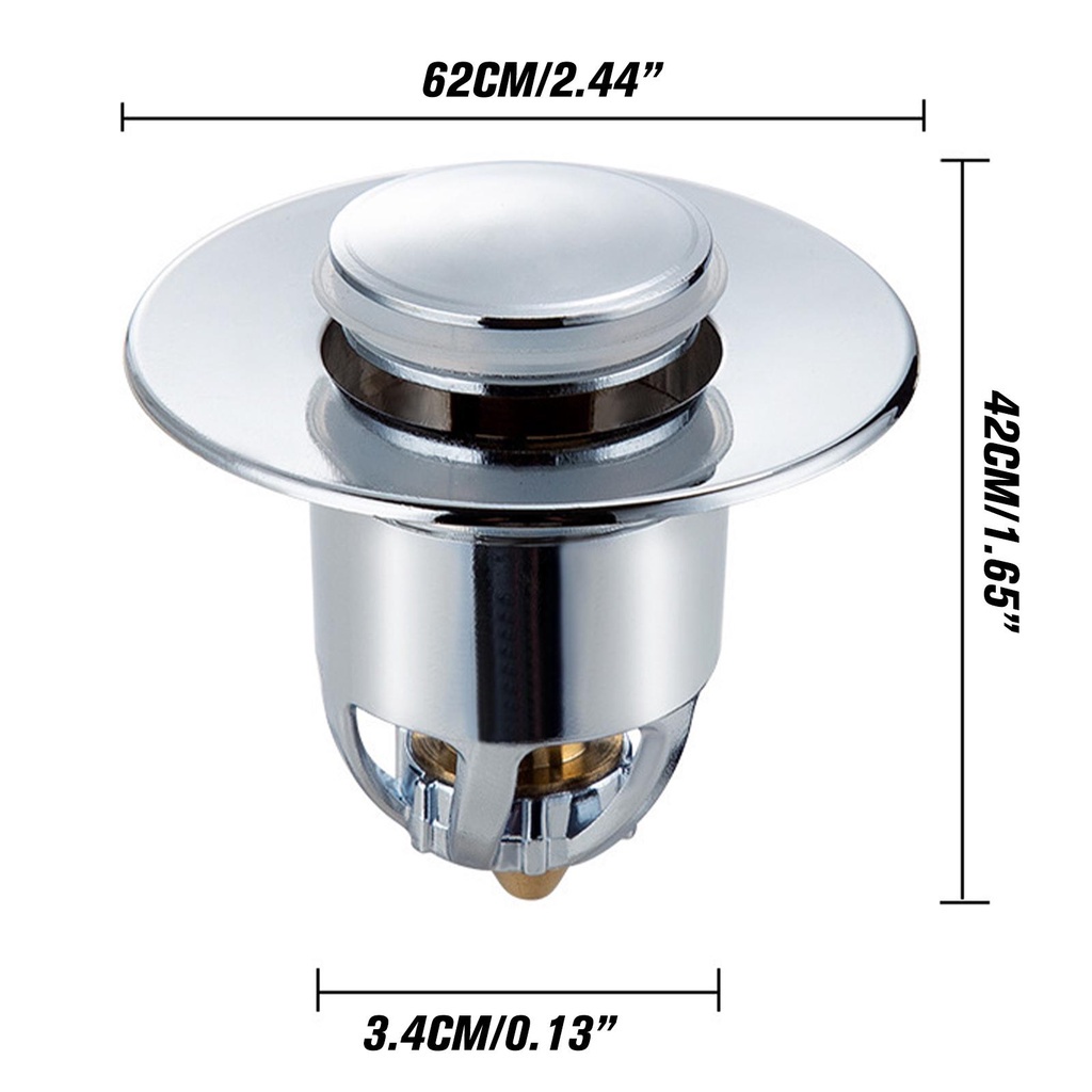 Lõi Thoát Nước Bồn Rửa Bằng Đồng E2D2