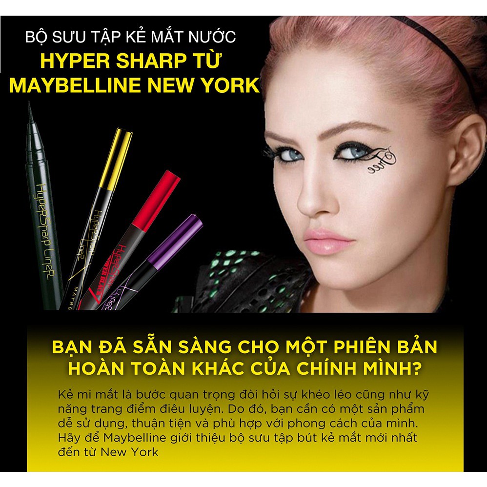 Kẻ Mắt Nước Maybelline Hyper Sharp Power mực màu đen (0.5g) chính hãng, vov cung cấp & bảo trợ.