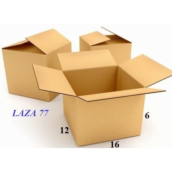 Laza 77 - Thùng carton size 16x12x6 Cm Hộp carton giá rẻ