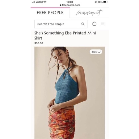 Chân váy free people