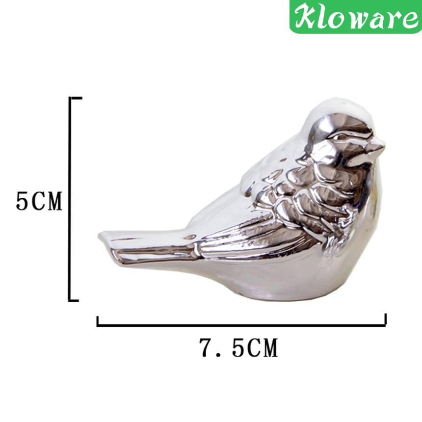 Set 2 Chú Chim Để Bàn Trang Trí Tiệc Cưới Phong Cách Bắc Âu Hiện Đại