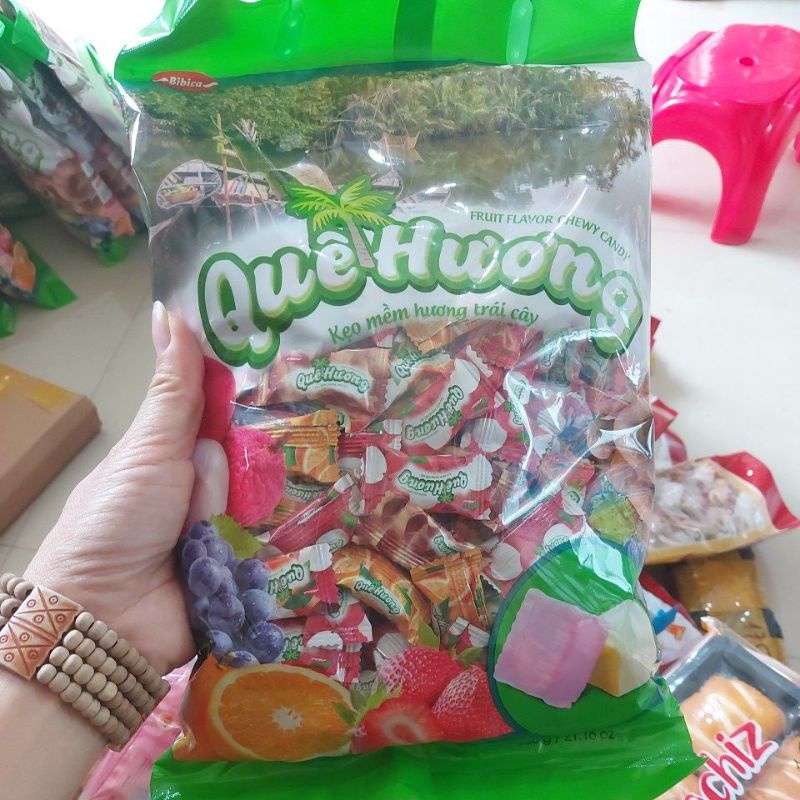 Kẹo Mềm Hương Trái Cây Quê Hương 600g