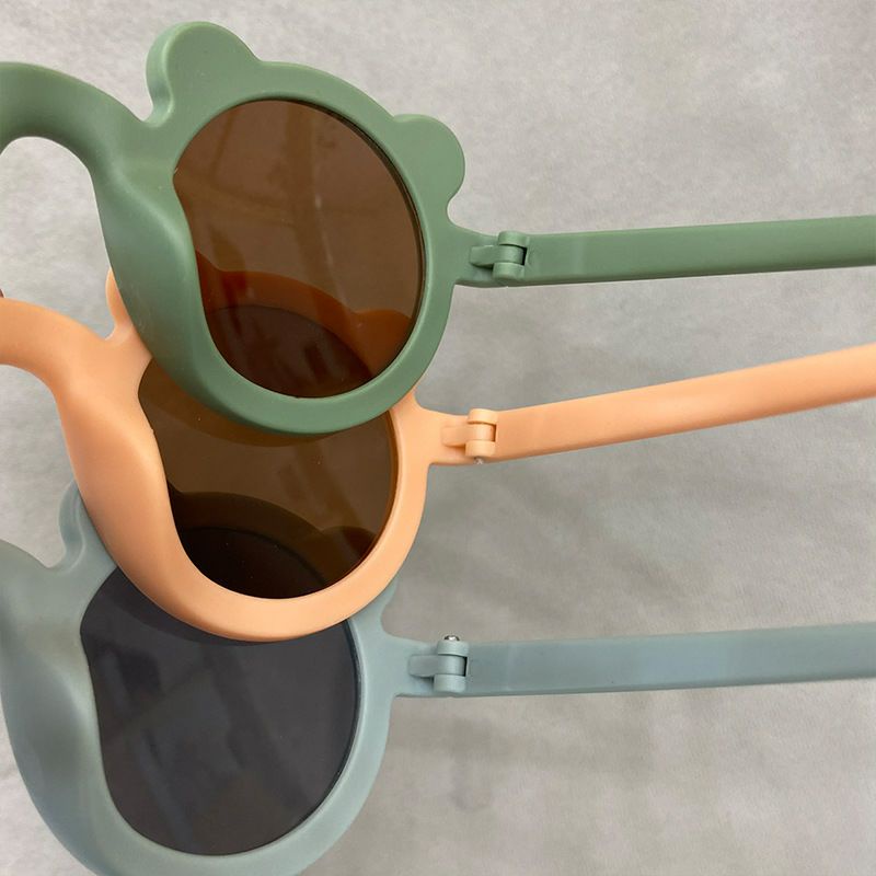 Kính Mắt Gọng Tròn Tai Gấu Kèm Hộp Đựng Kính Dễ Thương Cho Bé Trai Từ 1-4 Tuổi - Kính Trẻ Em Phong Cách Hàn Quốc