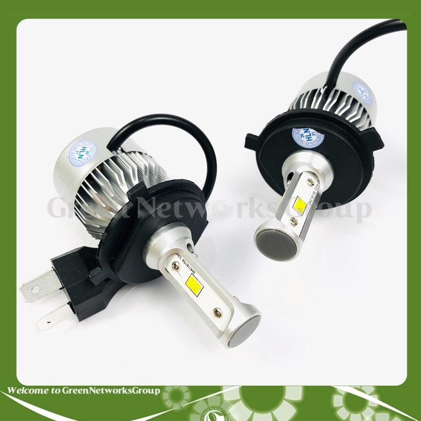 Đèn led C6 chân H4 18 Tim gắn cho xe máy Greennetworks