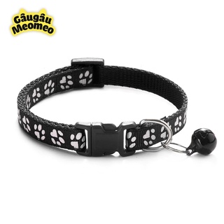 Vòng cổ chó mèo có chuông (Dài 20 - 35cm; rộng 1cm)