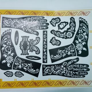 Set Khuôn vẽ Henna