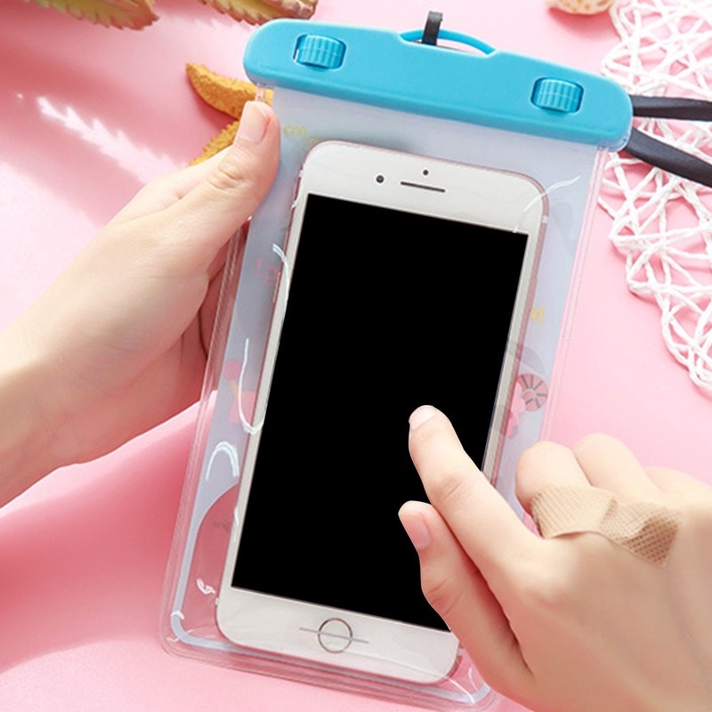 Túi Đựng Điện Thoại Chống Thấm Nước Kèm Dây Đeo Cổ Thời Trang Mùa Hè