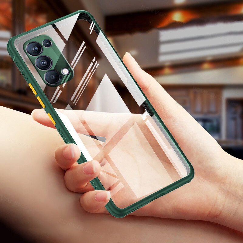 Ốp Lưng Trong Suốt Cho Điện Thoại OPPO Reno5 Reno5 5G Reno5