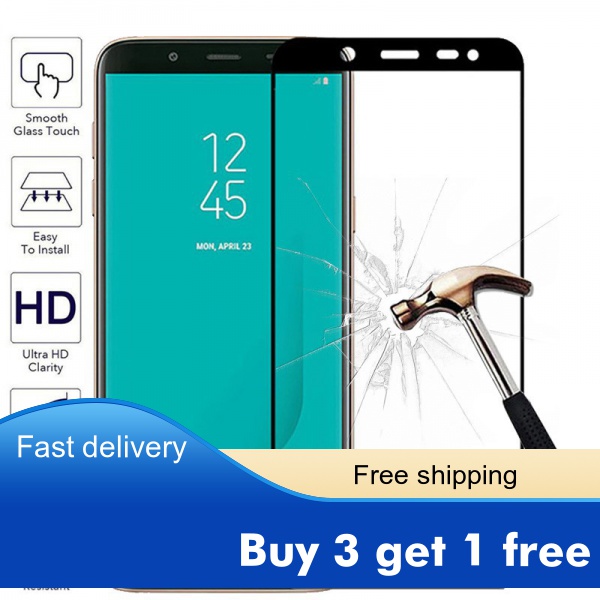 Toàn Bộ Kính Cường Lực 5d Bảo Vệ Màn Hình Cho Samsung J2 J4 J5 J6 J7 J8 A6 A7 A8 A9 Core Star Pro Plus Prime 2018 2017 2019 2020