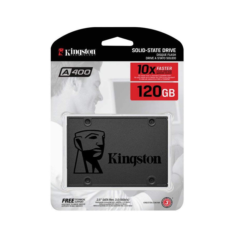 Ổ cứng SSD Kingston NOW A400 120GB 2.5'' SATA III (SA400S37/120G)