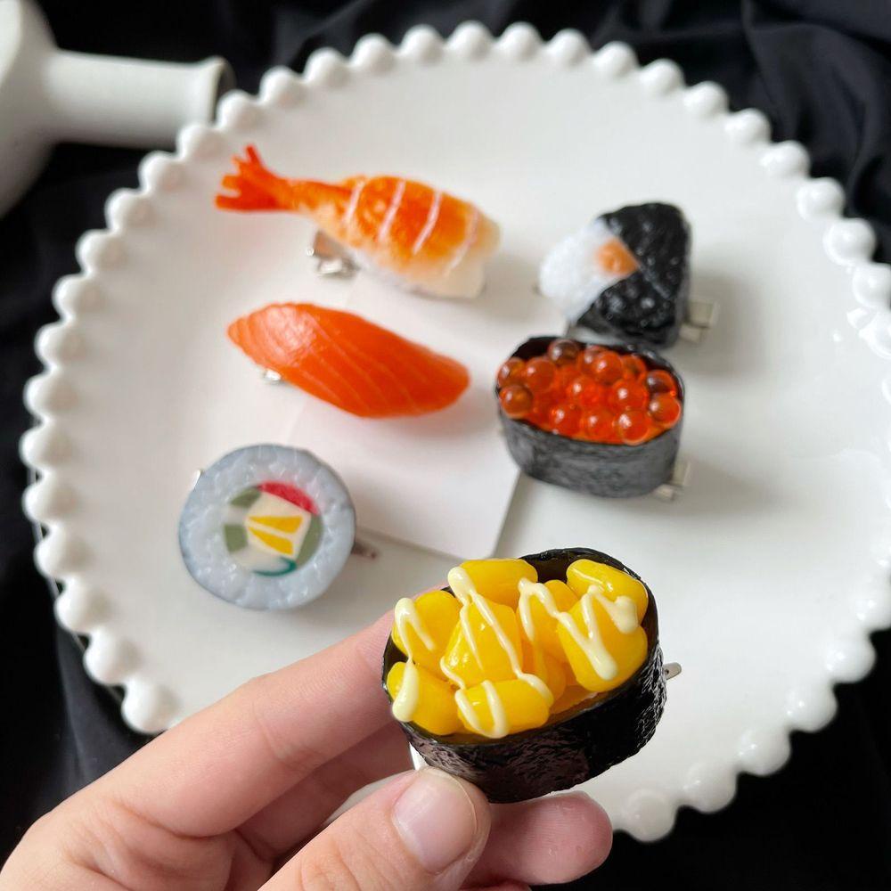 Kẹp Tóc Hình Sushi/Cá Nhân Tạo Dễ Thương Phong Cách Nhật Bản