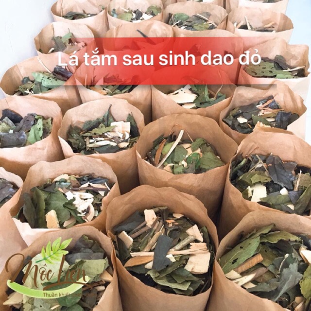 Lá Tắm Sau Sinh - Dân Tộc Dao Đỏ (tặng muối hồng Himalaya)