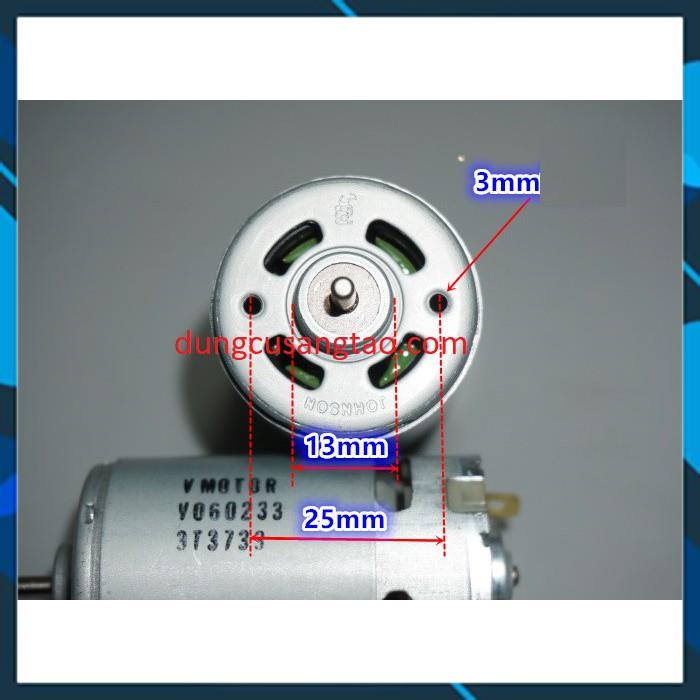 Motor Johnson 555 18v 11000 vòng/phút / Động cơ 555 18vdc 11000rpm  cao cấp