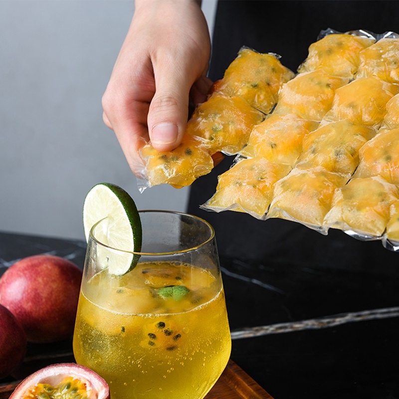 Túi làm nước đá trái cây đa năng mát lạnh Túi làm kem đá viên Túi làm đá tủ lạnh TT-HOME
