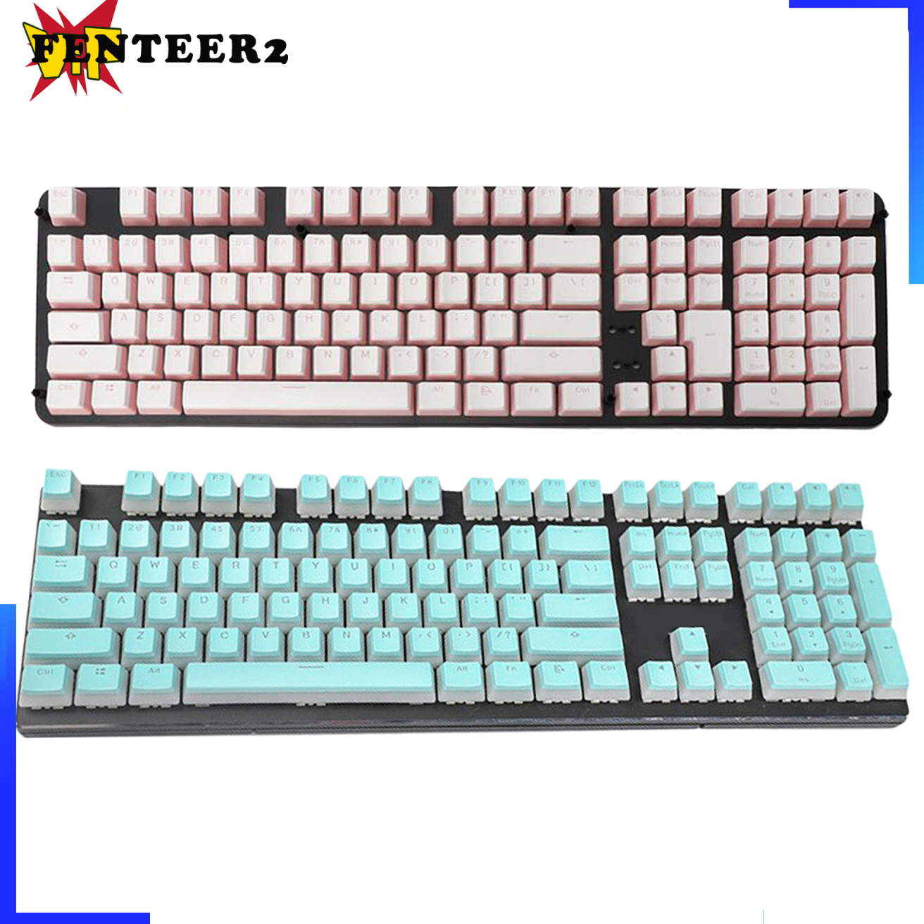 (Fenteer2 3c) Pbt Bàn Phím Thay Thế Cho Bàn Phím Cherry Mx