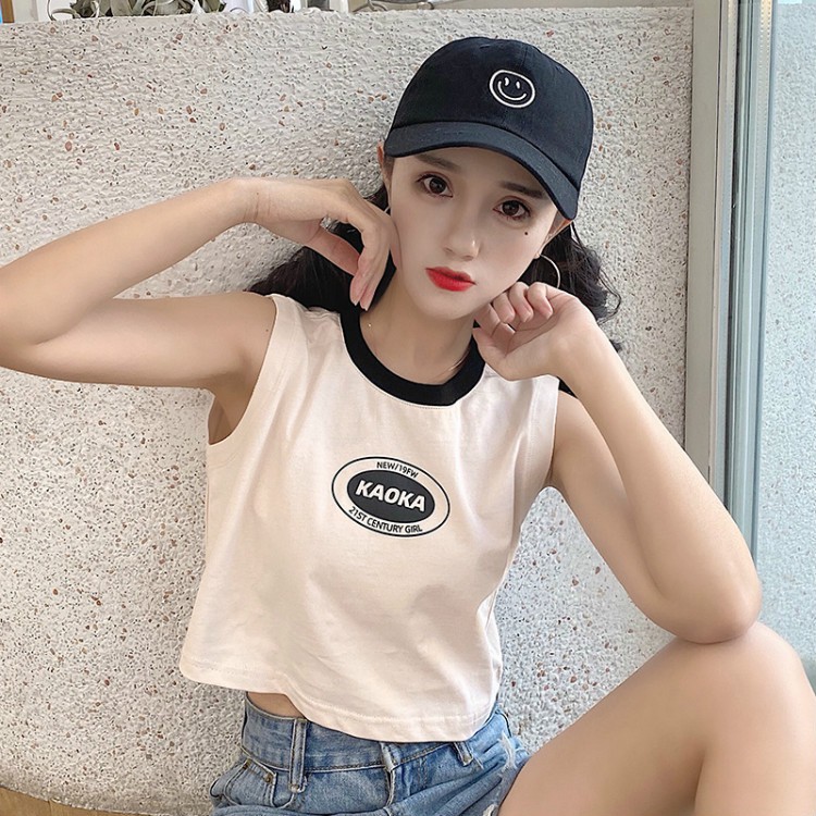 Áo lửng in họa tiết thời trang Ulzzang Harajuku Hàn Quốc dành cho nữ | BigBuy360 - bigbuy360.vn