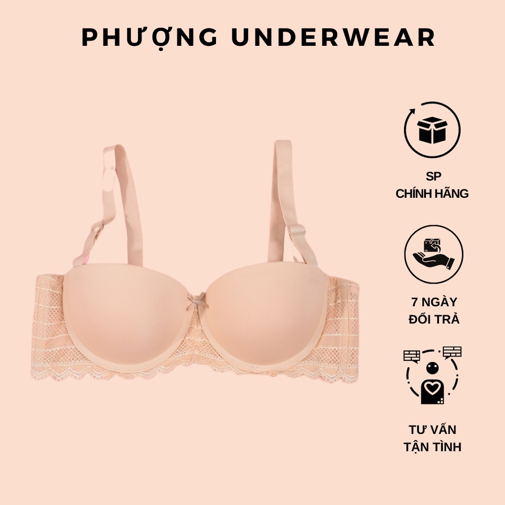 Áo ngực việt nam trơn có gọng đệm vừa cup ngang