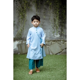 Áo Dài linen Bé Trai