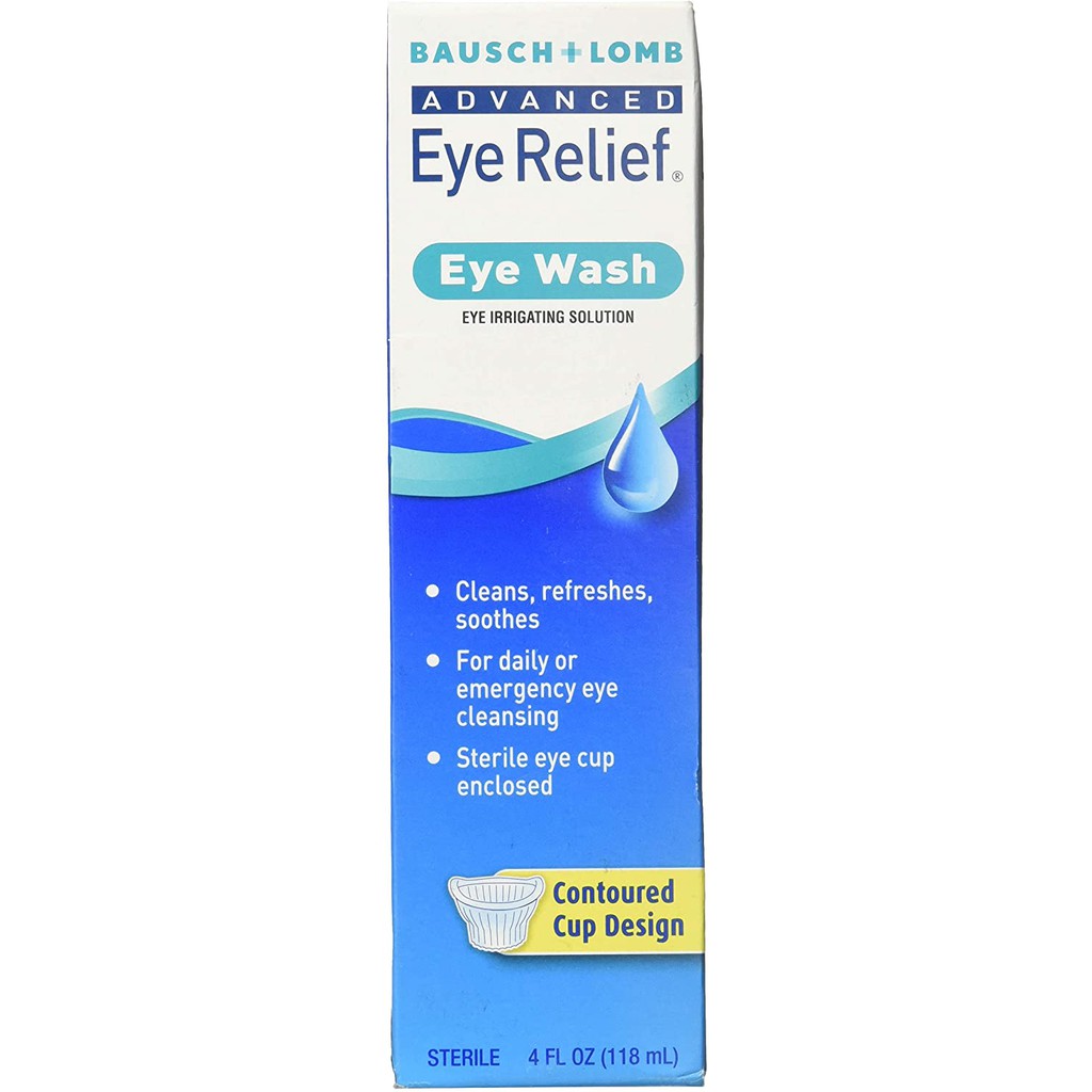 [DATE 2/2023] Nhỏ mắt / Rửa mắt Bausch &amp; Lomb Advanced Eye Relief Eye Wash 118ML