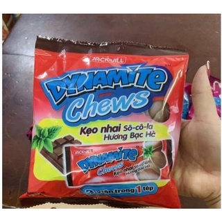 Kẹo Socola 3 Viên Dynamite Chews Hương bạc hà/Dâu Cam
