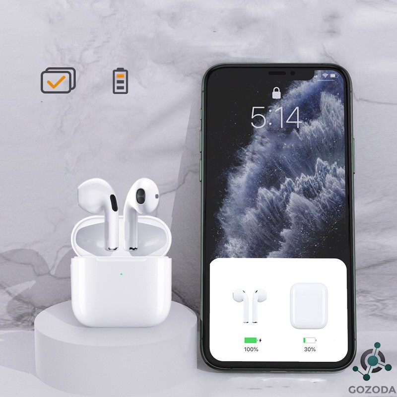 Tai nghe không dây kết nối Bluetooth Pro 5 TWS thiết kế nhét trong mini dành cho điện thoại Android iPhone