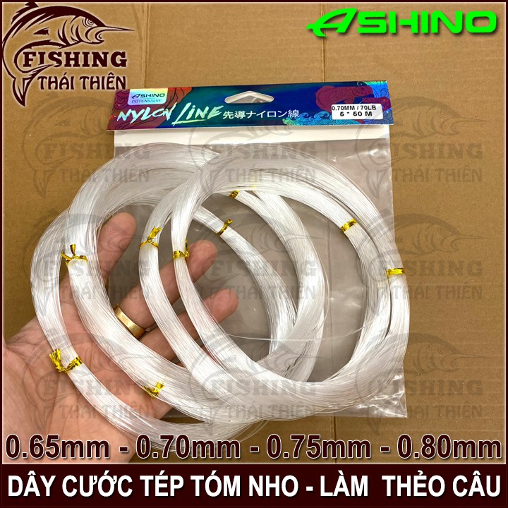 Dây câu, Cước Câu Cá Ashino dùng tóm nho câu cá tra